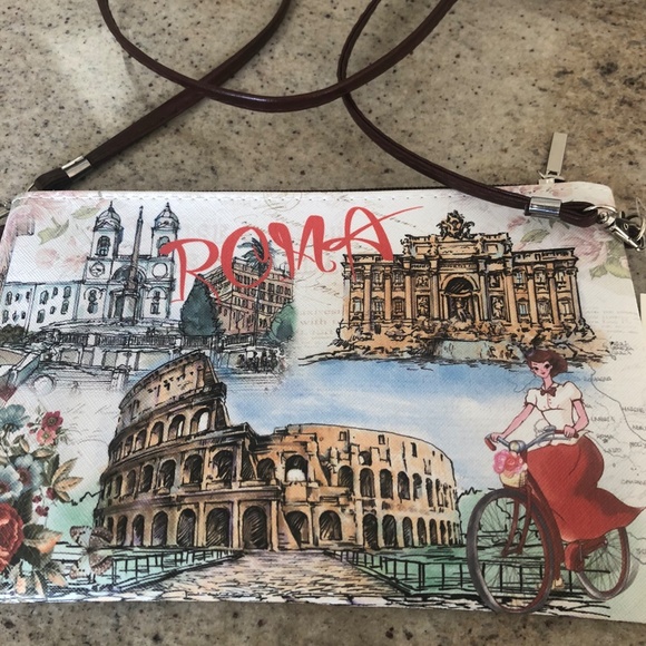 NWT! Adorable Roma Italia  Crossbody Bag - Picture 3 of 6